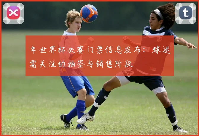 年世界杯决赛门票信息发布：球迷需关注的抽签与销售阶段